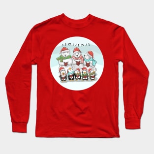 Christmas Caroling Long Sleeve T-Shirt